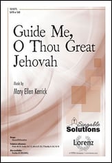 Guide Me, O Thou Great Jehovah SATB choral sheet music cover